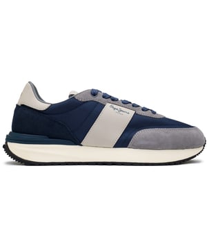 Make A Bold Streetwear Statement In These Pepe Jeans London Buster Kicks. These Stylish Trainers Are Ready To Fuse Sporty Running Inspiration With Laidback Swagger And Retro-inspired Vibes. Premium Suede Uppers Feature The Iconic Pepe Jeans Tape Down The Sides, While A Stabilised Heel And Extra Cushioning Ensure All-day Comfort. With A Lightweight Eva Midsole And Rugged Gum Rubber Outsole, The Buster Trainers Will Have You Walking Tall In Heritage Urban Fashion.