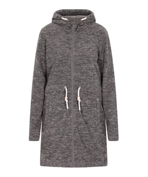 Ergänzen Sie Ihre Garderobe mit diesem stilvollen langärmeligen Mantel. Er hat eine Kapuze mit verstellbaren Kordeln, einen Reißverschluss und praktische Taschen auf Hüfthöhe. Die mittellange Länge bietet sowohl Schutz als auch Wärme und macht ihn ideal für kühlere Tage. Genießen Sie einen lässigen und dennoch komfortablen Look mit diesem vielseitigen Stück, das perfekt für den täglichen Gebrauch ist.  Fleecemantel