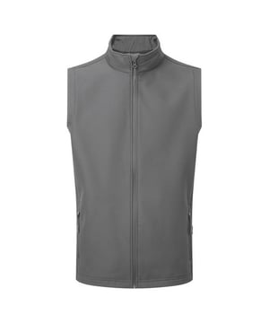 Material: 100% recyceltes Polyester. Innenfutter: Gebundenes Fleece. 280gsm. Design: Einfarbig. 2 Lagen, Kinnschutz, pflegeleicht. Gewebe-Technologie: Spritzwassergeschützt, Wasserfest, Windbeständig. Ausschnitt: Kadett-Kragen. Ärmel-Typ: Ärmellos. Taschen: 2 aufgesetzte Taschen, 2 Seitentaschen, Reißverschluss. Verschluss: Durchgehender Reißverschluss. Saum: Kordelzug, Gummizug. Nachhaltigkeit: Amfori, BSCI, GRS zertifiziert.
