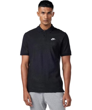 The Nike Sportswear Polo elevates a timeless style with refined details. Nike logo is embroidered on left chest. Crafted from ultra-soft and comfortable cotton, it features a fold-over collar with a 2-button placket for a classic look with a modern edge. Ribbed cuffs on the sleeves create a secure fit. Side vents allow for ease of motion. Imported.