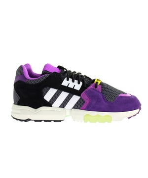 Sneakers de torsión de gamuza multicolor x ninja de adidas con logotipo de tres tripas firmes, detalles de panel contrastante, dedo del pie redondo, fijación de cordones delanteros, parche de logotipo en la lengua, plantilla de marca, suela media acolchada y suela de goma. Estos estilos son suministrados por un mercado de zapatillas premium. Mediante solo el calzado más buscado, obtienen y seleccionan algunas de las zapatillas de deporte más difíciles de encontrar de todo el mundo.