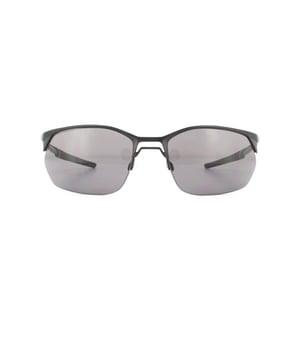 Oakley Sunglasses Wire Tap 2.0 OO4145-01 Satin Black Prizm Grey   have a lightweight C-5 metal alloy frame with Oakley's angular design and excellent technical features. The unobtanium earsocks and air filled silicone nose pads give an all round comfortable fit