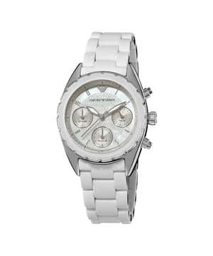 Emporio Armani AR5941 - Reloj para mujer cuarzo acero inoxidable• material: acero inoxidable• cristal: minèral• pulsera: acero inoxidable• correa: plata blanco• resistencia al agua: 50 m (5 ATM)• tamaño de la caja: 35 mm