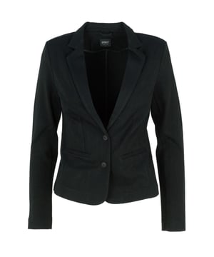 Marca: Only  
Género: Mujer  
Tipo: Blazer  
Temporada: Primavera/Verano  
Color: Negro  
Cierre: Botones  
Mangas: Largas  
Cuello: Cuello de solapa  
Bolsillos: Bolsillos frontales  
Composición: -5% elastano  
32% nailon  
63% viscosa  
Lavado: Lavado a máquina a 30°  
Material: elastano nailon viscosa