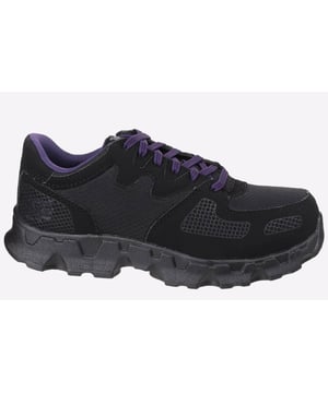 FOR MARATHON WORK DAYS: Built for lightweight performance, Timberland PRO Powertrain athletic work shoes feature abrasion-resistant uppers and slip-resistant Anti-Fatigue technology insoles, giving them the performance and durability you need.
- Timberland PRO Powertrain Low Hiker with impact and compression resistant toe cap
- Anti-static with an energy absorbing heel
- Penetration resistance 1100 Newtons
- Cement construction for flexibility and reduced break-in time
- Proprietary outsole with built-in Anti-Fatigue Technology
- Penetration resistant midsole
- Premium synthetic upper
- Slip resistance SRC - Resistance against slipping on both ceramic and steel surfaces covered with water and cleaning products
- Mesh lining with antimicrobial treatment
- Anatomically contoured, moisture wicking removable foot bed
