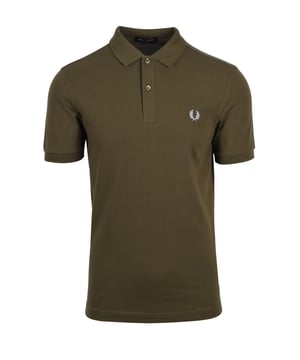 GBDeze slim fit polo voor heren van Fred Perry is gemaakt van katoen en heeft een logo-opdruk. Het model heeft een klassieke kraag en korte mouwen. De polo heeft een knoopsluiting.