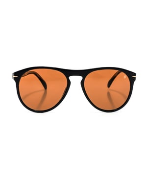 1008S sunglasses with acetate frame.

 Shape and design:
 - These David Beckham glasses have a round silhouette.

 Frame material:
 - The frame of these glasses is made of acetate, a plastic material.
 - Acetate provides durability, flexibility and a smooth finish to the frame.

 Acetate temples:
 - The temples are also made of acetate, matching the frame material.
 - The acetate in the temples makes them light and comfortable to wear.

 Brand details:
 - DB brand engraving on the lens.
 - These design elements help to clearly identify the model as part of the David Beckham eyewear collection.

 Glasses:
 - The lenses are of high quality.
 - These lenses provide excellent UV protection and sharp, clear vision.
 Measures: Lens height: 48 mm. Lens width: 55 mm. Bridge: 18 mm. Temples: 145 mm.
 Composition: Acetate
 Care:
Use a soft, clean microfiber cloth to clean your sunglasses. This type of cloth will not scratch the lenses.
 Avoid using abrasive cleaning products, detergents, alcohol or acetone, as they can damage lenses and anti-reflective treatments.