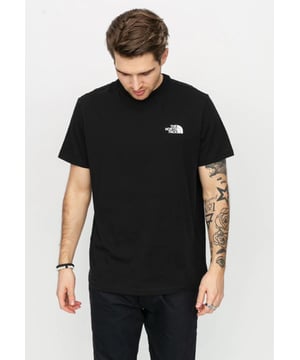 Men’s ‘simple Dome’ T-shirt from the North Face.         
Crafted From Soft Pure Cotton.         
The Classic Tee Features a Ribbed Knit Crew Neck, Short Sleeves, and a Straight Hem.         
Complete With a The North Face Logo to the Chest and Rear.         
Woven Branded Tab at the Hem.