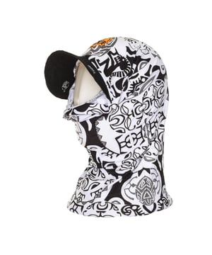Tubular with Buff brand visor.
 Extreme comfort, top technology, unique design.
 Breathable and quick drying.
 Visor on the front of the piece.
 Figure print.
 Seams seen in tone.
 Thermal and comfortable fabric.
 Measures: Length:46cm; Width:22cm
 Composition: 100% polyester
 Care:
Handwash
 -Do not iron
 -Do not use bleach
 -Do not dry clean