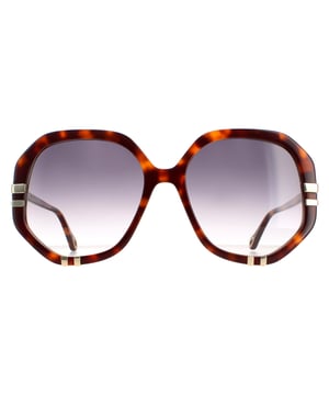 Las gafas de sol Chloe Square para mujer en gris tortuga degradado Ch0105S son un glamuroso modelo hexagonal elaborado en acetato ligero. El logotipo de Chloe luce en las finas patillas para garantizar la autenticidad de la marca.