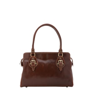 Damenhandtasche mit Reißverschluss. zwei Innentaschen mit Reißverschluss. fehlende Außentaschen. fehlender Schultergurt. im Ledergriff. zwei Innenfächer.  Außenmaterial. Innen mit Baumwolle gefüttert. Maße: 24x36x12 cm. Hergestellt in Italien