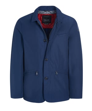 60% Baumwolle, 40% Polyamid; Geox Jacke;  Modell: M1220VT2838F4070;  Hochwertig verarbeitet;  Stehkragen, Knöpfe;  Zwei Taschen vorne;  Geox Logodetails
