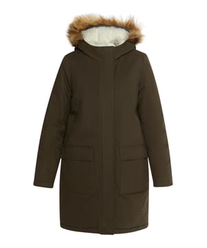 Der lässige wattierte Winterparka von DreiMaster Vintage überzeugt in vielerlei Hinsicht: Seine entspannte Silhouette, das angenehme Baumwollmaterial und das kuschelig weiche Fake Fur Innenfutter sorgen für eine ideale Winter-Performance. XL-Pattentaschen mit Druckknopf, eine Kapuze mit abnehmbarem Webpelz sowie der verdeckte Reißverschluss setzen finale Akzente.  Winterparka
