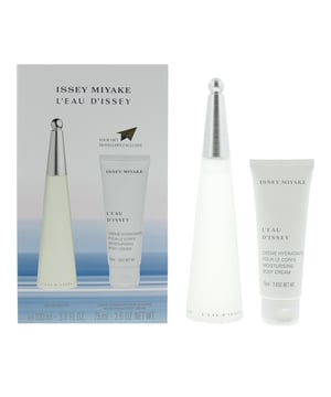 L'eau D'issey ist ein blumig-aquatischer Damenduft, der von Meisterparfümeur Jacques Cavallier kreiert und 1992 vom japanischen Modehaus Issey Miyake auf den Markt gebracht wurde. Der Duft enthält in der Kopfnote Lotus, Melone, Freesie, Rosenwasser, Rose, Calone und Alpenveilchen; in der Herznote Maiglöckchen, Lilie, Wasserpfingstrose und Nelke; die Basisnote besteht aus Moschus, Tuberose, exotischen Hölzern, Osmanthus, Zedernholz, Sandelholz und Amber. Der Duft ist unglaublich realistisch und vermittelt eine aquatische Gartenatmosphäre mit einer kühlenden und beruhigenden Wirkung. Von oben bis unten ist der Duft sauber, feminin und wirklich schön, wie ein sensationeller Strauß. Durch seinen kühlenden Charakter ist er ideal für den Frühling und den Sommer, besonders für die wärmeren Tage. Dieses 2-teilige Geschenkset enthält einen großen 100ml-Flakon Eau de Toilette und einen 75ml-Flakon Körperlotion.
