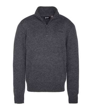 Erleben Sie unvergleichlichen Komfort mit dem Schott Troyer für Männer - ein Klassiker für stilvolle und gemütliche Tage. Dieser gestrickte Langarm-Troyer besteht aus hochwertigen Materialien und bietet dank seiner engen Strickkonstruktion hervorragende Wärme und Langlebigkeit.    Der 1/4-Reißverschluss am Kragen ermöglicht eine flexible Passform, während das Rippenmuster an Kragen, Taille und Bündchen für eine elegante Struktur sorgt.    Das aufgestickte Schott NYC®-Logo auf Brusthöhe setzt einen dezenten, aber stilvollen Akzent. Mit seiner bequemen Passform ist dieser Troyer ideal für den Alltag oder entspannte Freizeitmomente.    Gönnen Sie sich Qualität und Stil mit Schott - der perfekte Begleiter für kalte Tage!