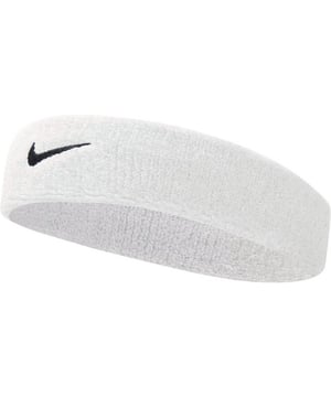 Nike sports headband. Decorated with Swoosh logo. Size: 5.8cm.