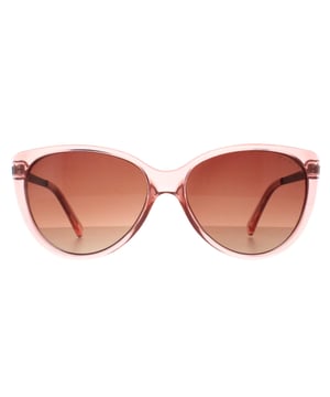Las gafas de sol Radley Genna 172 marrÃ³n rosado transparente tienen una montura ovalada de acetato ligero. Estas gafas de sol son una declaraciÃ³n de moda llamativa al tiempo que proporcionan una excelente durabilidad y comodidad. Las lentes ofrecen una protecciÃ³n UV superior para proteger tus ojos de los rayos nocivos y mejorar tu experiencia visual en general.