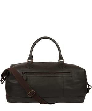 The 'Harbour' holdall from Cultured London is handmade from genuine leather that has a rich texture for a distinct finish and the zip-over top conceals the spacious interior, lined with robust and untreated 100% cotton. A zipped pocket adorns the front of the holdall which is ideal for on-the-go storage and comes with matching leather handles alongside the adjustable and detachable webbed strap, with a drop length of 80cm. Finished with the clean and minimalist embossed Cultured London logo.