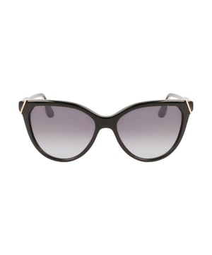 VB641S sunglasses with acetate frame.

 Shape and design:
 - These Victoria Beckham glasses have a cat eye silhouette.

 Frame Material:
 - The frame of these glasses is made of acetate, a plastic material.
 - Acetate provides durability, flexibility and a smooth finish to the frame.

 Acetate temples:
 - The temples are also made of acetate, matching the frame material.
 - The acetate on the temples makes them light and comfortable to wear.

 Brand details:
 - Engraving of the Salvatore brand initials Victoria Beckham on the temples.
 - These design elements help to clearly identify the model as part of the Victoria Beckham eyewear collection.

 Glasses:
 - The lenses are of high quality.
 - These lenses provide excellent UV protection and crisp, clear vision.
 Measures: Lens width: 57 mm. Bridge: 16 mm. Temples: 140 mm.
 Composition: Acetate
 Care:
Use a soft, clean microfiber cloth to clean your sunglasses. This type of cloth will not scratch the lenses.
 Avoid using abrasive cleaning products, detergents, alcohol or acetone, as they can damage lenses and anti-reflective treatments.
