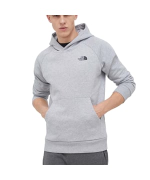 Keep yourself comfortable with this practical hooded sweatshirt. With ribbed cuffs and hem to keep you warm, the Raglan Red Box hooded sweatshirt offers practicality without sacrificing style. The kangaroo pockets keep your hands warm and provide ample space to store your phone and keys. The water-based rectangular print of the logo on the back completes the true North Face® look. 100% Cotton!