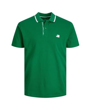 Mit diesem regulär geschnittenen Poloshirt sind Sie jeden Tag richtig gekleidet. Die Knopfleiste hat zwei Knöpfe und ist mit einem Logo-Schriftzug verziert. Der Kragen setzt mit seinen kontrastfarbenen Streifen ein optisches Highlight. Ein Label-Patch auf der Brust rundet das Design ab.
