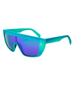 Gafas de sol de hombre de color verde y azul - Italia Independent 0912-022-030• material: acetato• color: verde y azul• tamaño: 122/0/140 mm (longitud de la lente / ancho del puente / longitud de la varilla)  Category 3