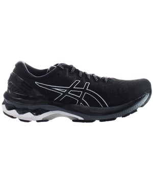 Disfrute de una excelente comodidad y apoyo avanzado con la zapatilla Gel-Kayano ™ 27. La parte superior de malla rediseñada ayuda a mantener los pies frescos, mientras que la suela es más flexible para ayudar a promover un rollo más natural a través del ciclo de la marcha. Este proceso comienza en el talón con ritmos flexibles adicionales que aislan el impacto inicial para forzar una sensación más suave y suave en el paso de pies.

A la mitad de la estancia, el pie debe dejar de pronunciar y volver a superar para un toe-apago eficiente. Este zapato también incorpora tecnología Dynamic Duomax ™ para ayudar a apoyar el pie y aumentar la estabilidad de los corredores cuyos pies ruedan demasiado hacia adentro (sobrepronato).

La entresuela integra la tecnología Space Trusstic ™, que proporciona estabilidad y reduce el peso general para ayudar a promover una transición más suave de un paso a punta a otro. Esta estabilidad adicional se complementa con ritmos Flex más profundos de antepié que crean un rollo más suave a través de los pies, lo que permite que el zapato se mueva más naturalmente con el pie.

Por último, una gran sección de materiales reflectantes en la cuenta retirada ayuda a mantener a los corredores visibles cuando se ejecutan en condiciones de poca luz. El modelo Gel-Kayano ™ 27 es una excelente opción para corredores competitivos y no competitivos que buscan un entrenador cotidiano que combine la comodidad con el apoyo.