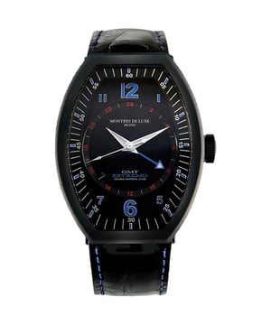 Reloj negro de lujo para hombres