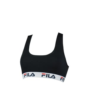 Leichter Damen Bustier von der Marke FILA.
Angenehm weiche Baumwoll-Qualität.
Ohne Bügel und ungepolstert.
Unterbrustbund mit FILA-Logo.