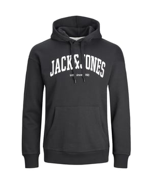 Dieser Kapuzenpulli für Männer ist ein Muss für jeden Kleiderschrank. Das Kapuzensweatshirt ist aus gebürstetem Material mit weicher Innenseite gefertigt, was es kuschelig und warm macht. Die überschnittenen Ärmel und die lockere Passform sorgen für einen lässigen Look. Die Kapuze des Hoodies hat einen Kordelzug. In der Kängurutasche können Sie Ihre Hände wärmen oder kleine Gegenstände verstauen. Ärmel und Bauchsaum sind mit Rippbündchen abgeschlossen. Der Label-Print auf der Brust rundet das Design ab.