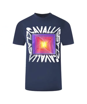 Blijf stijlvol en zelfverzekerd met dit Cavalli Class Box Logo Navy Blue T-shirt. Deze comfortabele top met asymmetrisch ontwerp laat je unieke stijlgevoel zien en laat een onvergetelijke indruk achter! Ronde hals, korte mouwen 100% katoen Regular Fit, Past True To Size Stijlcode: SXT60E JD060 04926