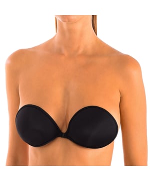Nazareno Gabrielli Silikon Klebstoff Push-up-BH.
 Das Innere des trägerlosen BH ist aus pflanzlichem Silikon, ist klebrig und fällt nicht ab, passt sich perfekt an Ihre Brüste an, hilft, Ihre Brust zu straffen, passt sich perfekt an Ihr kurviges Dekolleté an und schafft einen komfortablen und V-Effekt tief natürlich.
 Ziehen Sie auf der Vorderseite Verschluss.
 Weicher Stoff Material: Die Außenseite des Klebe-BHs ist aus weichem Stoff gefertigt. Der Biokleber auf den Cups hilft, die Brüste in einer guten und bequemen Position zu halten, ohne dass man sich Sorgen machen muss, dass sie abfallen.
 WIEDERVERWENDBAR UND EINFACH ZU REINIGEN: Klebe-BHs sind leicht zu reinigen, wiederverwendbar und pflegeleicht.
 Zusammensetzung: 90% Baumwolle, 6% Polyamid, 4% Elastan
 Pflege:
Handwäsche. Nach dem Gebrauch einfach von Hand mit milder Seife und fließendem Wasser waschen und an der Luft trocknen lassen.