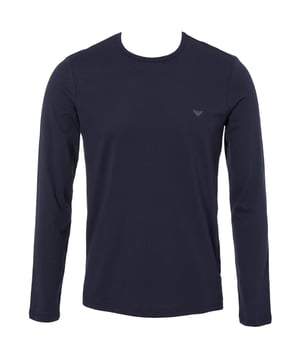 Wir bieten Ihnen ein elegantes, einfarbiges Herren-Longsleeve von Emporio Armani an. Dieses Longsleeve verfügt über einen klassischen Rundhalsausschnitt und lange Ärmel. Ein dezentes Label-Detail verleiht dem Longsleeve eine stilvolle Note. Die hochwertige Stoffqualität sorgt für hohen Tragekomfort und Bewegungsfreiheit. Der figurbetonte Schnitt unterstreicht Ihre Silhouette und bietet eine perfekte Passform. Ideal für einen modischen und dennoch bequemen Look.