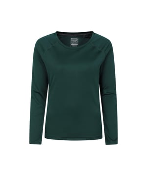 100% Polyester. Stof: Netwerk. Ontwerp: Eenvoudig. Hals: Crew Neck. Mouwtype: Met lange mouwen. Stoftechnologie: Ademend, IsoCool, Lichtgewicht, Vochtafvoerend. Zonne-rating: UPF 30+.