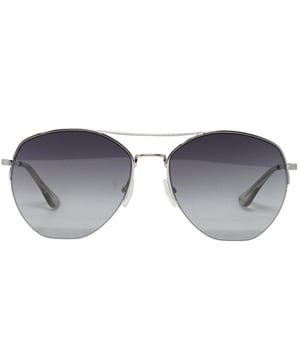 Calvin Klein CK20121S 045 Silver Sunglasses. Protect your eyes from the sun in style with these Hugo Boss Silver Sunglasses. Their lightweight design ensures maximum comfort and their lenses offer 100% UV protection. The sleek Silver frames make these sunglasses the perfect addition to any outfit. Arm Length = 140 , Lens Length = 57, Nose bridge =  17. Silver Sunglass, Grey Lens. Sunglasses, Sunglasses Case, Cleaning Cloth and Care Instructions all Included, 100% Protection Against UVA & UVB Sunlight and Conform to British Standard EN 1836:2005. Style Code : CK20121S 045