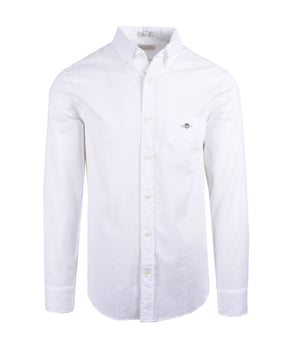 Gant Reg Cotton Linen Long Sleeve Shirt White
A easy, relaxed and essential choice for summer. This regular fit shirt from Gant boasts a cotton/linen blend, relaxed styling and quintessential preppy details such as a button down collar, chest pocket and embroidered logo to the chest. Easy for holidaying and dressing up or down!

Cotton Linen Blend
Regular Fit
Style - 3240100