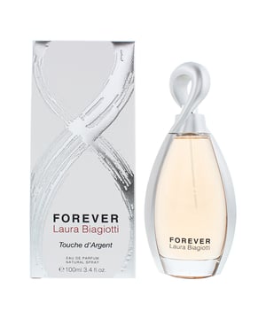 Forever Touche D'argent is a chypre fragrance for women, which was created by Jordi Fernandez, and launched in 2020 by Laura Biagiotti. The fragrance contains top notes of Algae, Pink Pepper, Pear, Sicilian Bergamot, Black Currant and CO2 Extracts; the middle notes of the fragrance are Caramel, Tuberose, Lily-of-the-Valley, Peony and Iris; in the base of the fragrance are Vanilla, Oakmoss, Musk and Tonka Bean. The fragrance is cold and metallic in the top, before going through a floral stage in the middle and a sweet stage in the dry down.