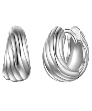 Hoop earrings are versatile accessories and bring variety to the jewelry box - like this model from the Rafaela Donata label: Classically rounded, the design fascinates with its striking width and an elaborate surface relief. Casual jeans or a festive dress, in the office or in your free time, they stylishly round off any outfit - a real all-rounder! The practical folding closure makes it easy to put on and take off and is extremely comfortable to wear. Manufactured in jeweler's quality from 925 sterling silver and protected from tarnishing with rhodium plating, they become an uncomplicated daily companion.