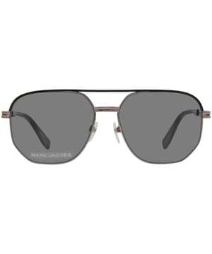 Marc Jacob 469 0085K QT Silver Sunglasses. A touch of fun for your summer days, but nothing too out of the ordinary for a Marc Jacobs collectible. Marc Jacobs Sunglass perfect for the summer. Marc Jacobs Silver 469 085K QT Sunglasses, Lens Width = 58mm, Nose Bridge Width = 15mm, Arm Length = 145mm, Made In China. Sunglasses, Sunglasses Case, Cleaning Cloth and Care Instructions all Included, 100% Protection Against UVA and UVB Sunlight and Conform to British Standard EN 1836:2005. Marc Jacobs Silver Sunglasses. MARC 469/S 085K QT