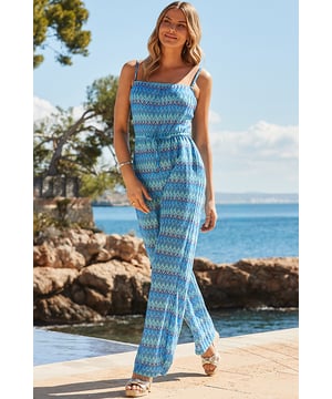 REASONS TO BUY:

Worth booking a holiday to wear
Effortless, throw-on style
Breezy wide-legs
Waist-defining drawstring detail
Slip over swimwear for al fresco lunches
Dial up the glamour with sandals and gold jewellery