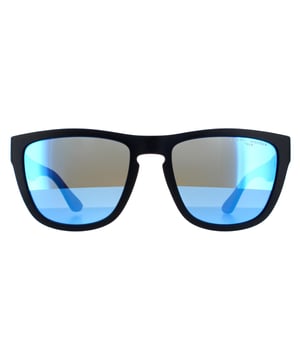 Tommy Hilfiger Square Mens Matte Blue Blue Mirror Sunglasses Tommy Hilfiger hat eine ziemlich tiefe Linse auf diesem quadratischen Wayfarer-Stil. Die Tommy Hilfiger-Farben schmücken die Bügel, und zweifarbige Innenfarben sorgen für einen Hauch von Spaß.