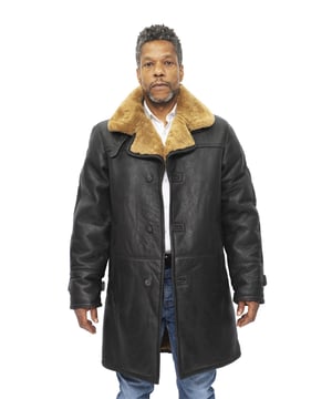 Crombie shearling jacket new arrivals