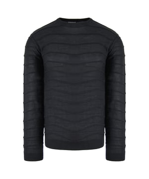 Emporio Armani Mens Black Pullover