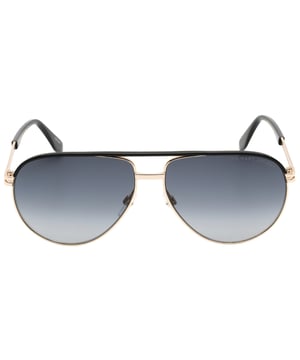 Een vleugje plezier voor je zomerdagen, maar niets bijzonders voor een verzamelobject van Marc Jacobs. Marc Jacobs zonnebril perfect voor de zomer Marc Jacobs Gold 474 0RHL 9O zonnebril, lensbreedte = 60 mm, neusbrugbreedte = 13 mm, armlengte = 145 mm, Made In China zonnebril, zonnebrillenkoker, schoonmaakdoekje en onderhoudsinstructies allemaal inbegrepen, 100% bescherming Tegen UVA- en UVB-zonlicht en conform de Britse norm EN 1836:2005 Marc Jacobs gouden zonnebril MARC 474 0RHL 9O