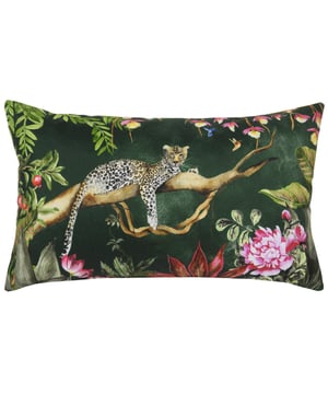 Amongst the tropical foliage, feature a striking Leopard printed on a durable water resistant polyester. The Leopard outdoor cushions are the perfect addition to your garden.