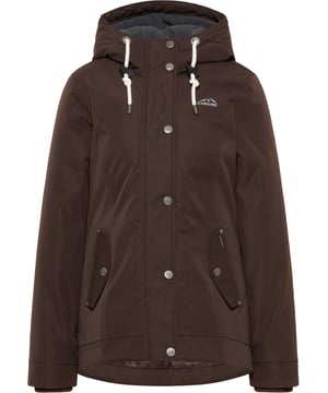 Mit der Winterjacke von ICEBOUND setzen Sie auf einen echten Outdoor-Profi. Dank der leichten Wattierung und dem weichen Polar-Fleece-Innenfutter können Ihnen selbst arktische Momente nichts anhaben. Auch gegen Regen und Schnee sind Sie geschützt, denn der Stoff ist beschichtet und die Nähte sind allesamt dicht verklebt. Selbst der Reißverschluss und die Taschen sind verdeckt, sodass auch hier keine Schwachstellen entstehen. Die Kapuze ist mit Tunnelzug und Kordel ausgestattet und, ebenso wie die Taschen, mit Fleece abgefüttert. Maximale Performance, ein trendiger Schnitt und zahlreiche Logo-Prints und Accessoires überzeugen auf ganzer Linie.  Winterjacke