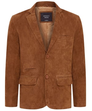 Presentamos el epítome de la sofisticación atemporal, la chaqueta blazer de cuero de gamuza de cabra. Confeccionada con gamuza de cabra de primera calidad, esta chaqueta rezuma lujo y estilo refinado. Con botones en los puños, un bolsillo para billetes y un bolsillo en el pecho, combina a la perfección elegancia y funcionalidad. Disponible en cinco colores cautivadores, ofrece versatilidad para adaptarse al gusto de cada individuo. La chaqueta cuenta con una sola abertura, lo que mejora la transpirabilidad y la facilidad de movimiento. Su confección experta garantiza una silueta elegante y a medida, lo que la hace adecuada tanto para ocasiones formales como para salidas elegantes. Realza tu guardarropa con esta chaqueta blazer de diseño impecable, donde convergen la comodidad, el estilo y la artesanía. Características del diseño: • Construcción de gamuza de cabra de primera calidad • Botones en los puños para mayor elegancia • Práctico bolsillo para billetes y clásico bolsillo en el pecho • Disponible en cinco colores cautivadores • Una sola abertura para transpirabilidad y facilidad de movimiento