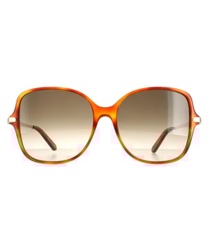 Salvatore Ferragamo Square señoras carey gris degradado SF990SR Las SF990SR son unas glamurosas gafas cuadradas de gran tamaño fabricadas en acetato ligero. El logotipo de Salvatore Ferragamo figura en las finas patillas para garantizar la autenticidad de la marca.