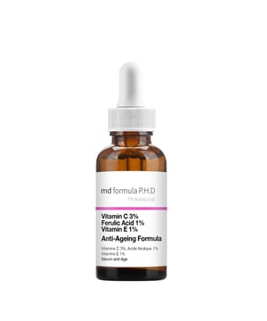 - Vitamin C for a brighter complexion
- Ferulic Acid to protect against pollution
- Vitamin E for smoother skin

This formulation uses Vitamin C to give a temporary brighter complexion and promote collagen building. It also contains Ferulic Acid to neutralize free radicals and protect against environmental pollution. Vitamin E is included to support the natural lipid barrier and aim for smoother skin.