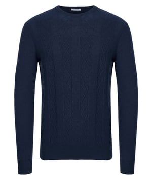 100% kasjmier; Fijne en lichte Malo Optimum kasjmier trui;  Model: IUM053F1C02E0346;  Hoogwaardige afwerking;  100% kasjmier;  nauwsluitend;  ronde hals;  lange mouw;  Geschikt als worp